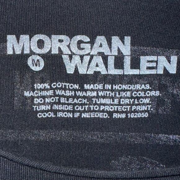 Morgan Wallen One Night At A Time World Tour T-Shirt Size Medium *Altered* - Picture 3 of 9